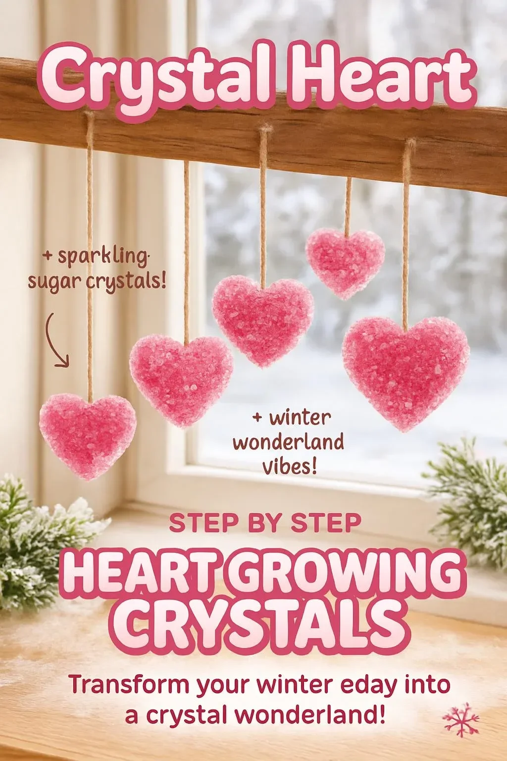 Beautiful Crystal Heart symbolizing love and elegance