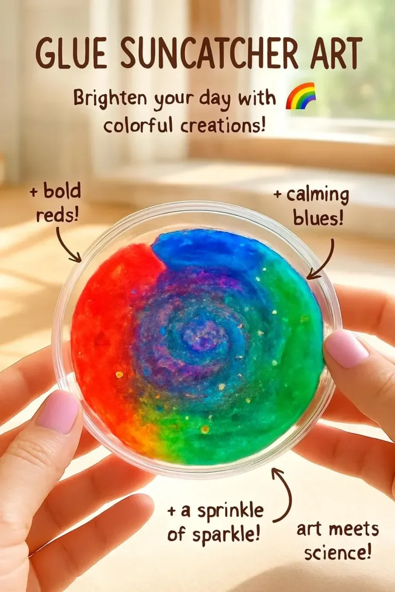 Bunte Kleber-Sonnenfänger Kunst im Sonnenlicht