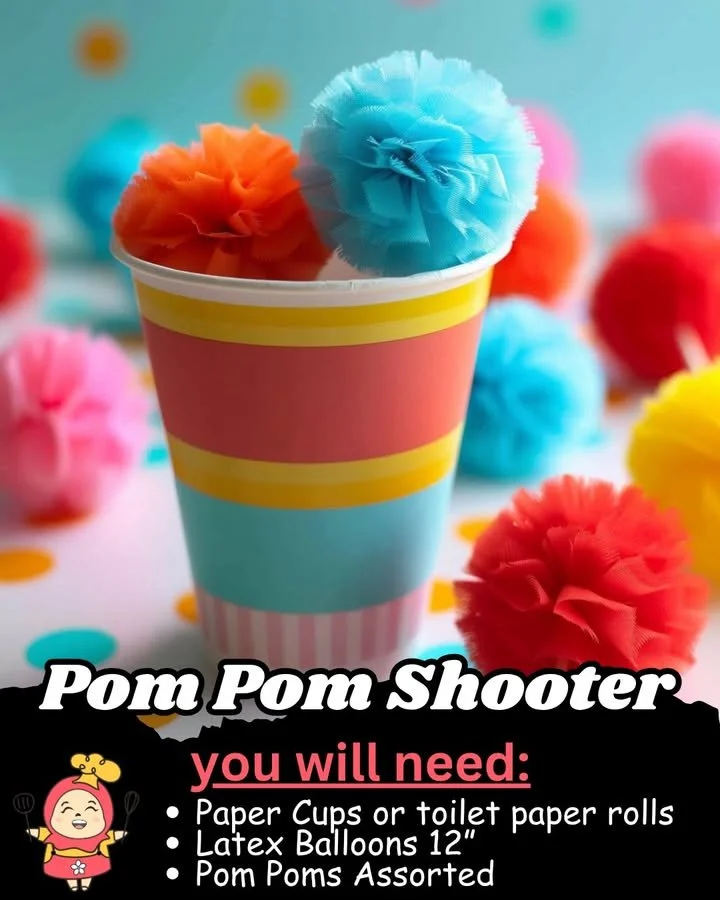 Handgemachte Pom Pom Schütze für kreative DIY-Projekte