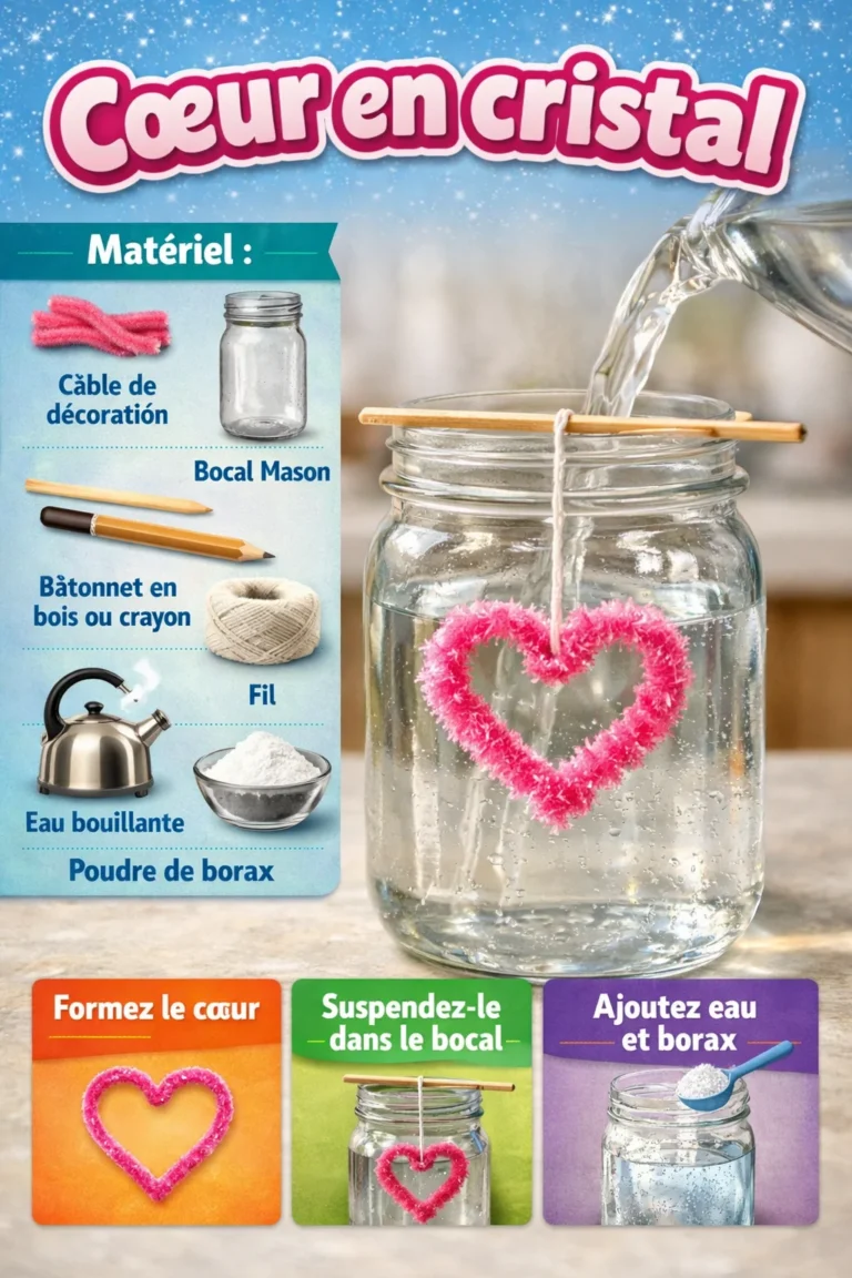 Cœur en cristal décoratif, parfait pour un cadeau ou une décoration intérieure