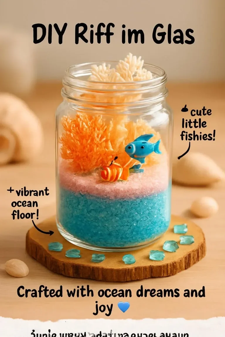 DIY-Riff im Glas für kreative Aquaristik und individuelle Gestaltung