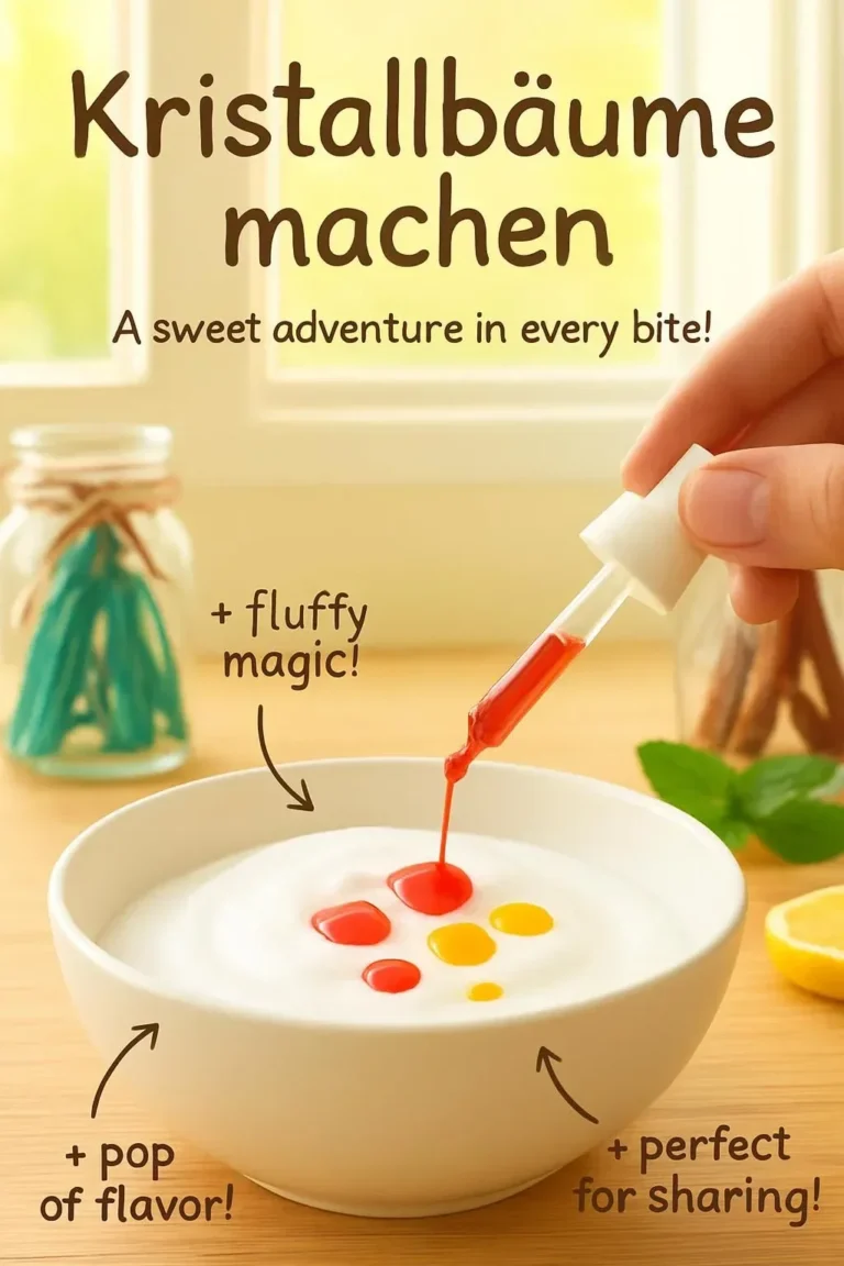 Elegante selbstgemachte Kristallbäume aus verschiedenen Kristallen.