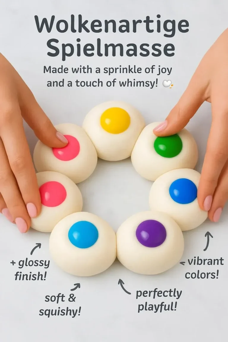 Wolkenartige Spielmasse in bunten Farben für kreatives Spielzeug