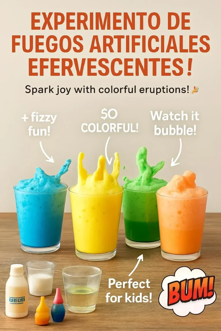 Experiment mit schäumenden Feuerwerken zeigt spannende chemische Reaktionen.