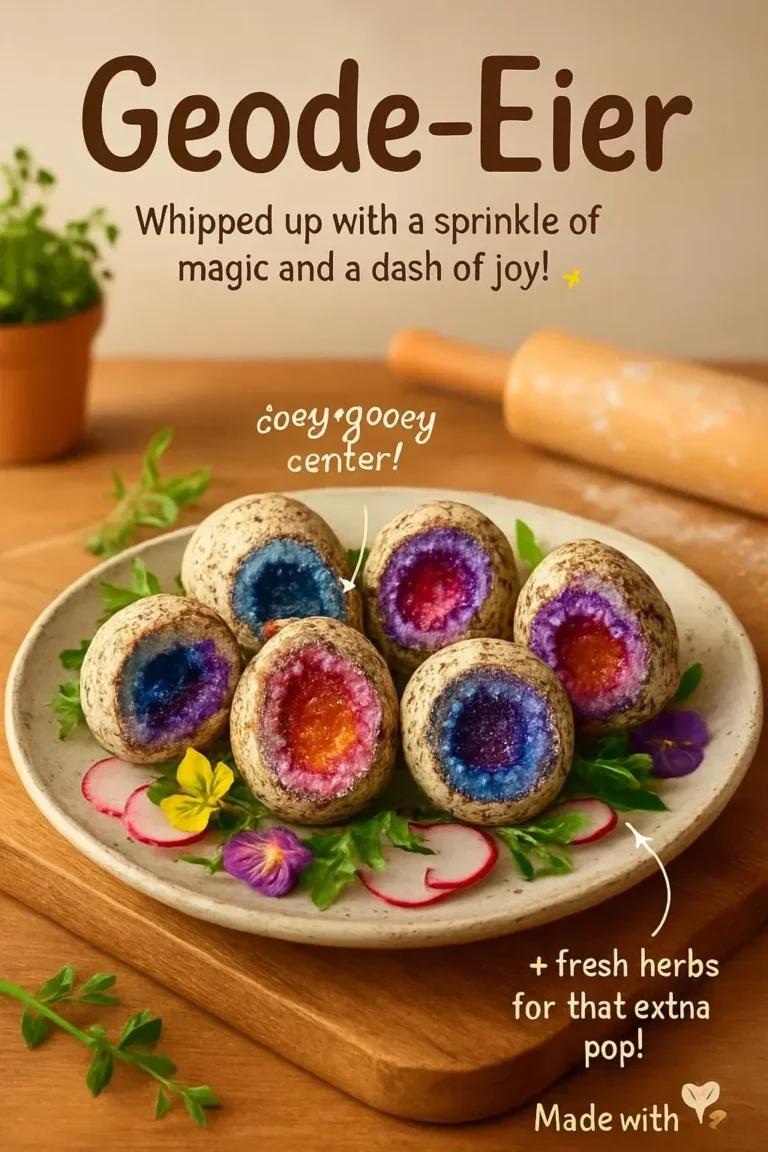 Schöne Geode-Eier mit bunten Kristallen in Nahaufnahme.