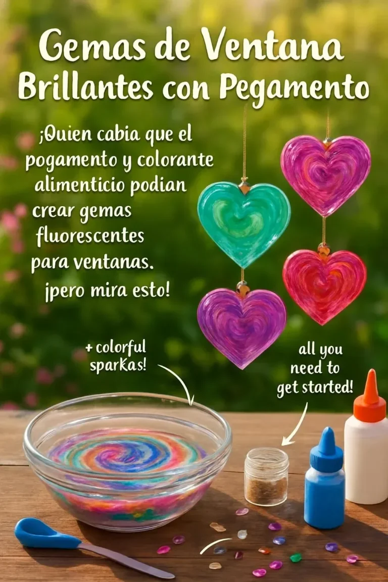 Glänzende Fenstersteine für DIY-Projekte