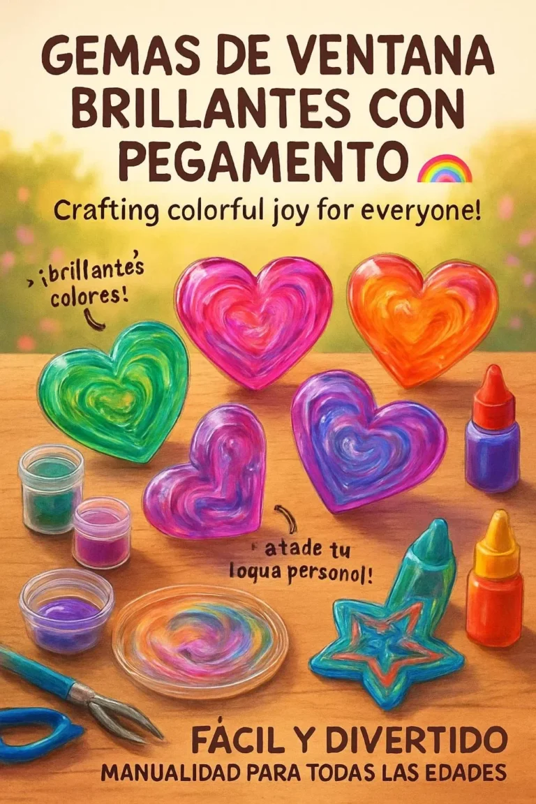 DIY-Anleitung für leuchtende Fensterglitzer mit Kleber zur Fenster-Dekoration