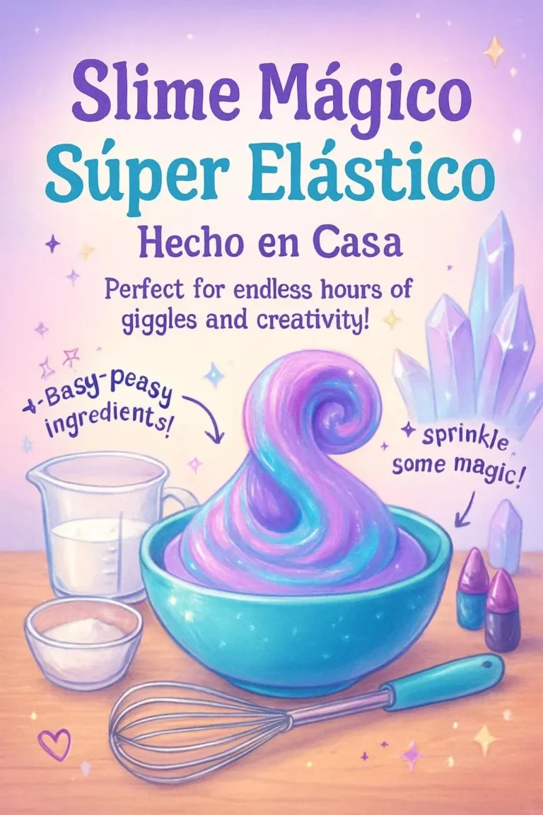 Selbstgemachter superelastischer Slime in bunten Farben