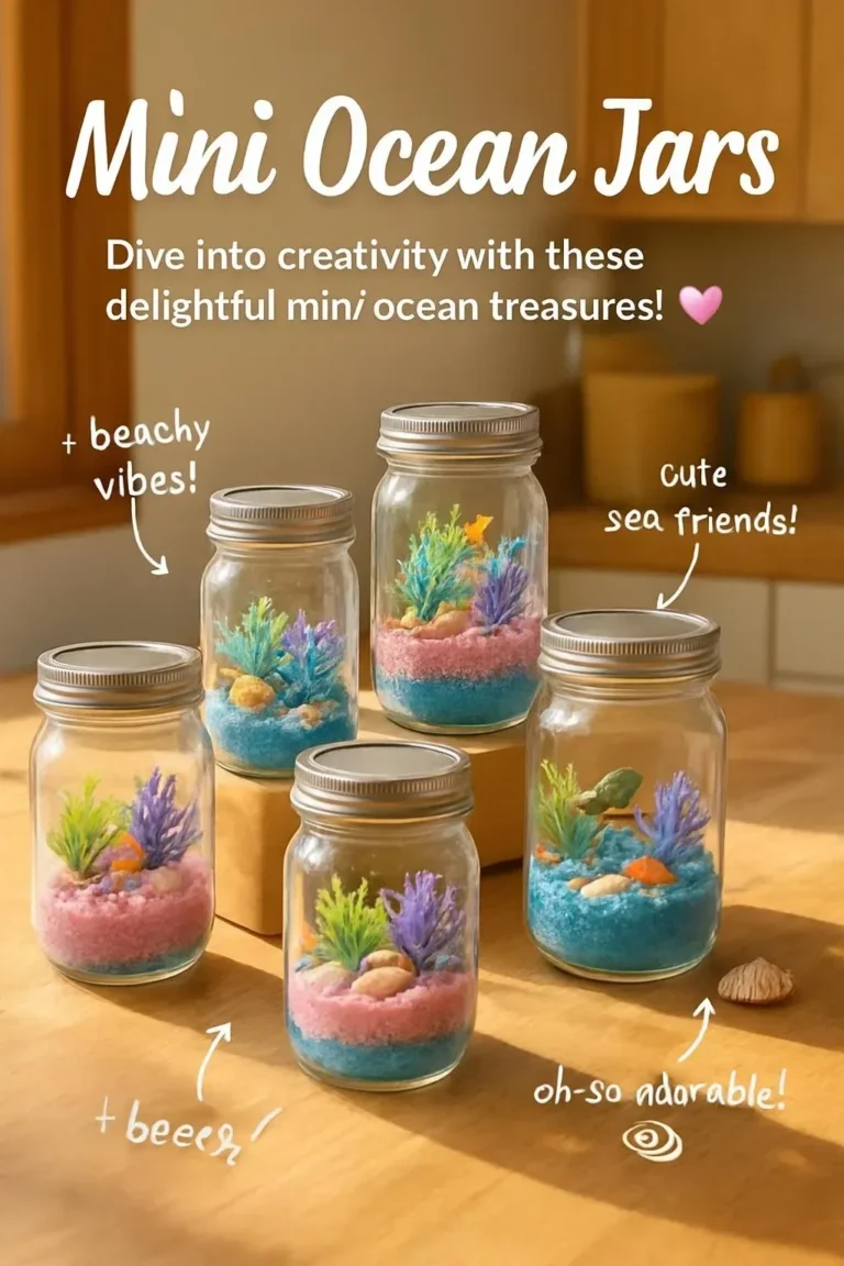 Mini-Ozean-Gläser für dekorative Zwecke und Geschenke