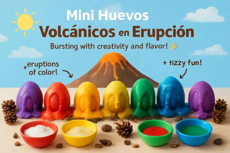 Mini Vulkanische Eier während eines Ausbruchs, faszinierendes Naturphänomen