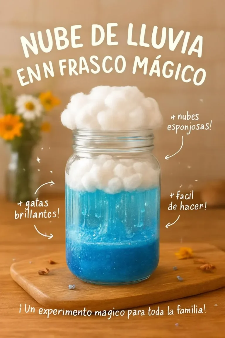 Regenwolke in einem Zaubergefäß, magisch und faszinierend